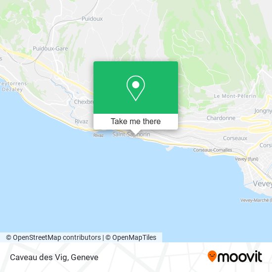 Caveau des Vig map