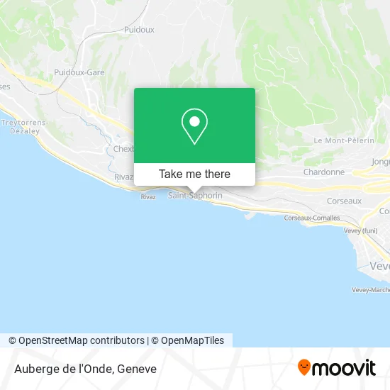 Auberge de l'Onde map