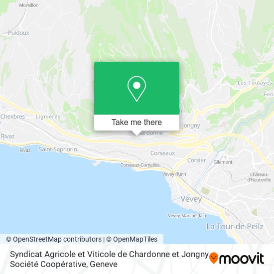 Syndicat Agricole et Viticole de Chardonne et Jongny Société Coopérative map