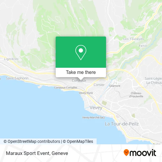 Maraux Sport Event map