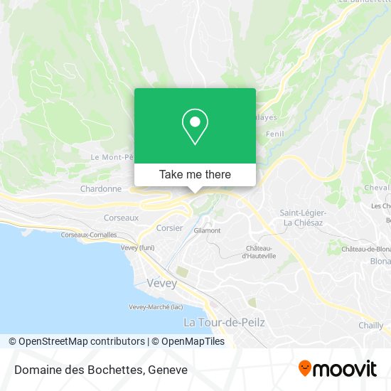 Domaine des Bochettes map