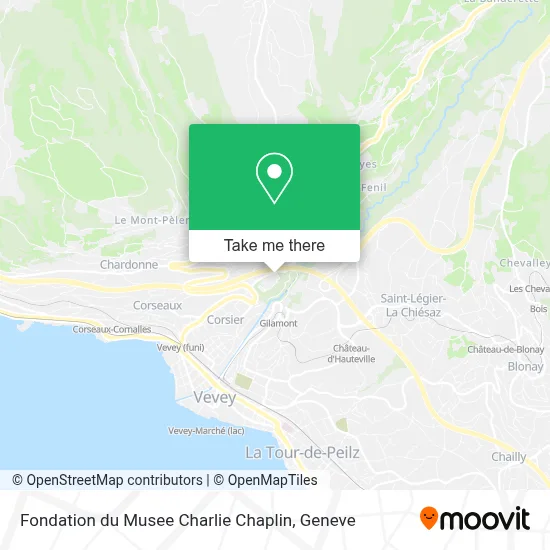 Fondation du Musee Charlie Chaplin map
