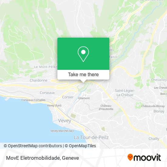 MovE Eletromobilidade map