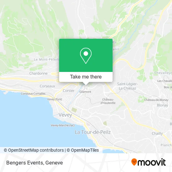 Bengers Events map