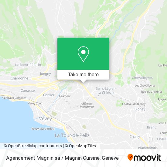 Agencement Magnin sa / Magnin Cuisine map
