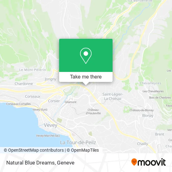 Natural Blue Dreams map