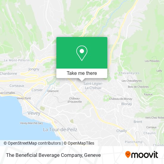 The Beneficial Beverage Company map