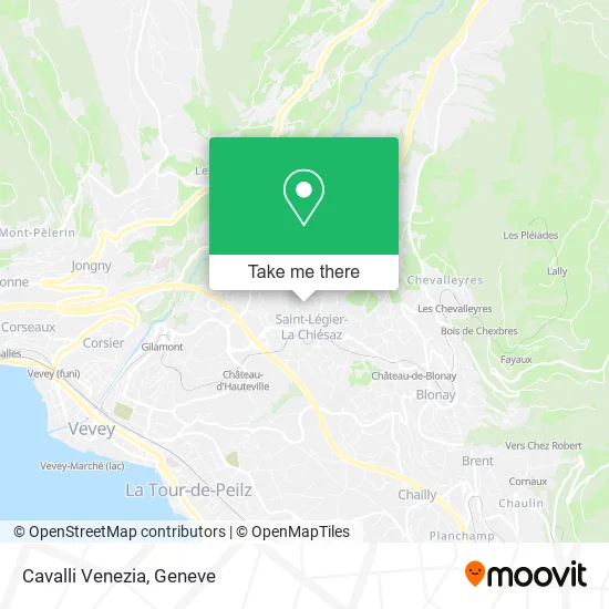 Cavalli Venezia map