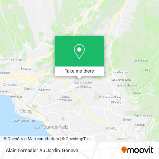 Alain Fornasier Au Jardin map