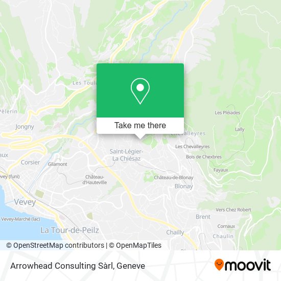 Arrowhead Consulting Sàrl map