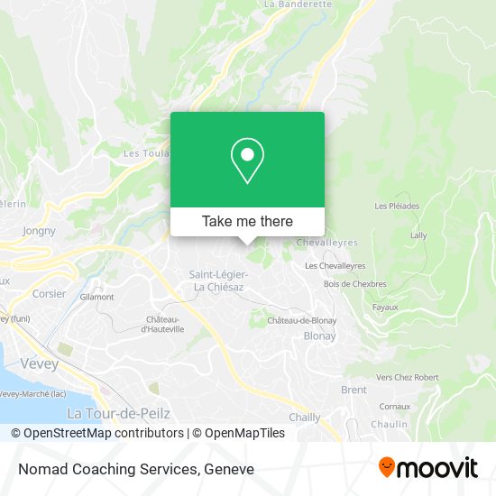 Nomad Coaching Services map