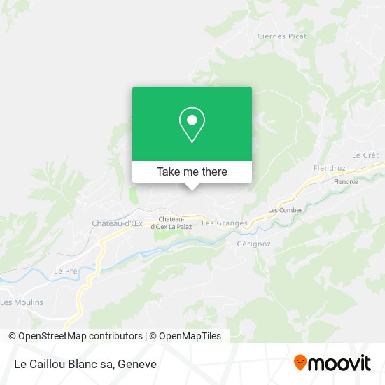 Le Caillou Blanc sa map