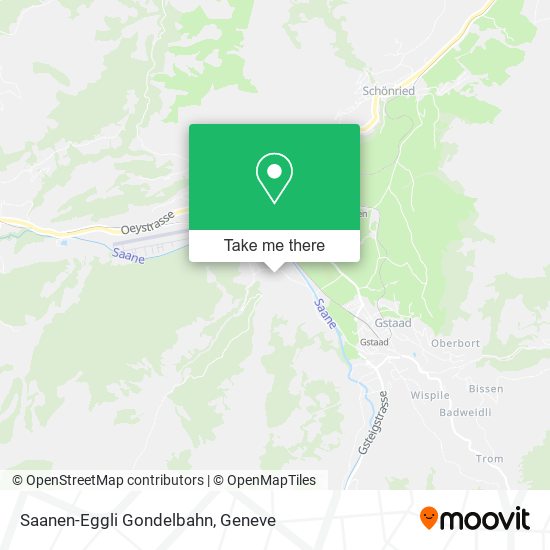 Saanen-Eggli Gondelbahn map