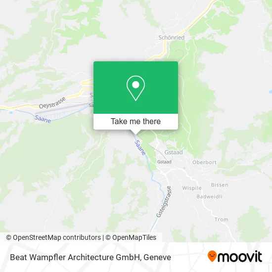 Beat Wampfler Architecture GmbH map