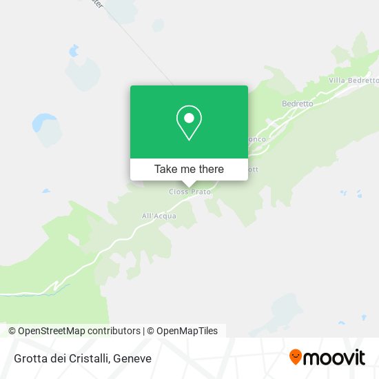 Grotta dei Cristalli map