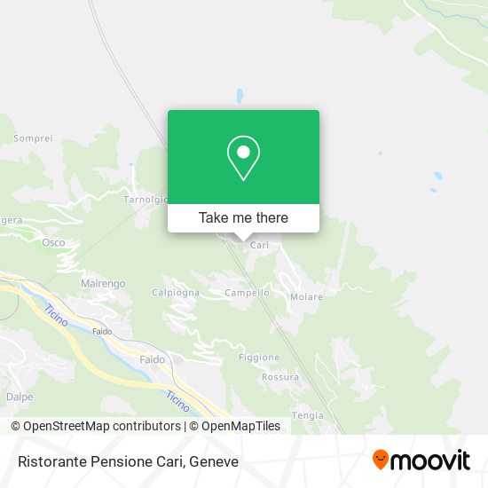 Ristorante Pensione Cari map