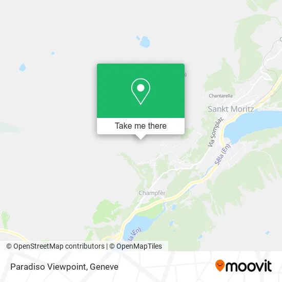 Paradiso Viewpoint map