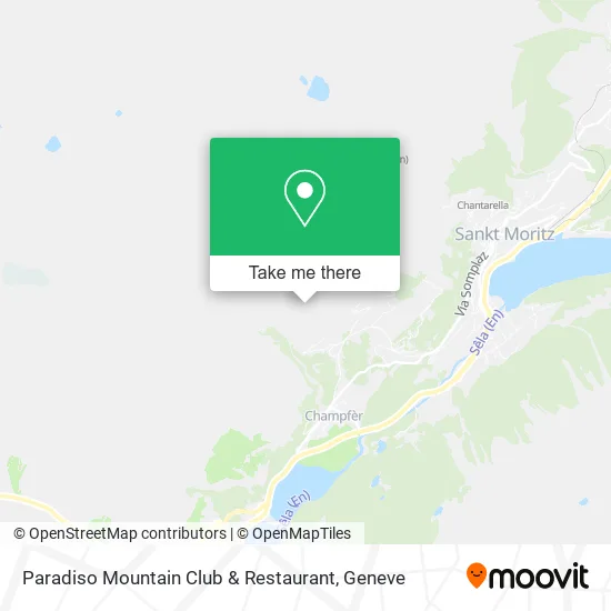 Paradiso Mountain Club & Restaurant map