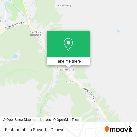 Restaurant - la Stuvetta map