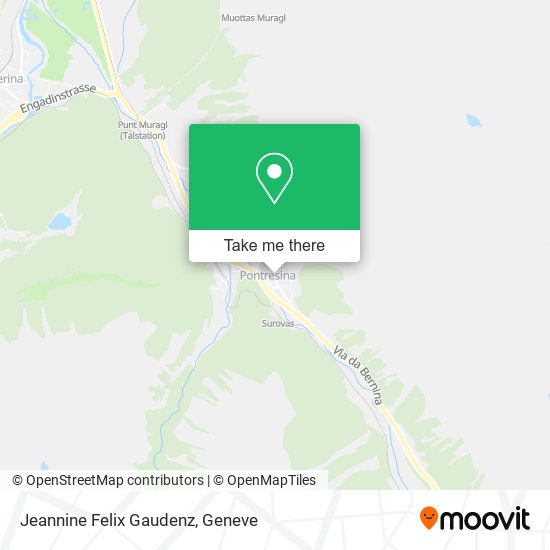 Jeannine Felix Gaudenz map