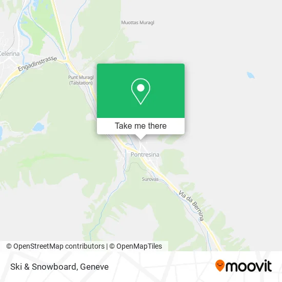 Ski & Snowboard map
