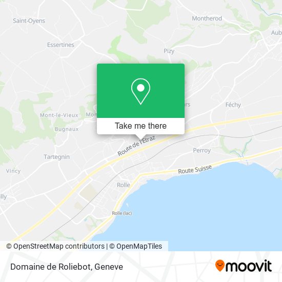 Domaine de Roliebot map