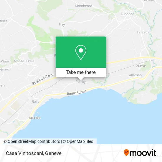 Casa Vinitoscani map