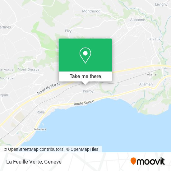 La Feuille Verte map