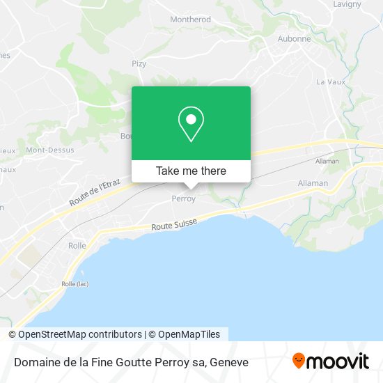 Domaine de la Fine Goutte Perroy sa map