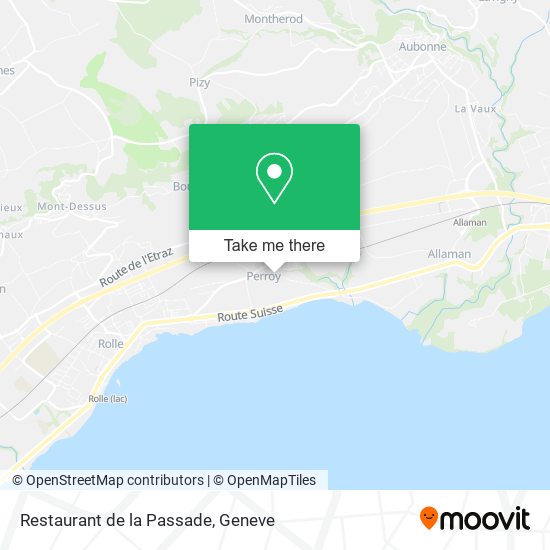 Restaurant de la Passade map
