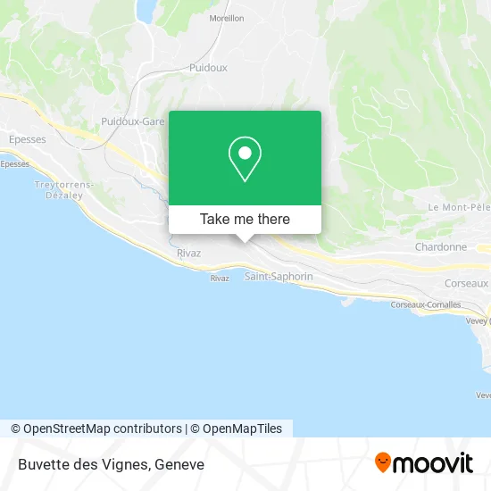 Buvette des Vignes map