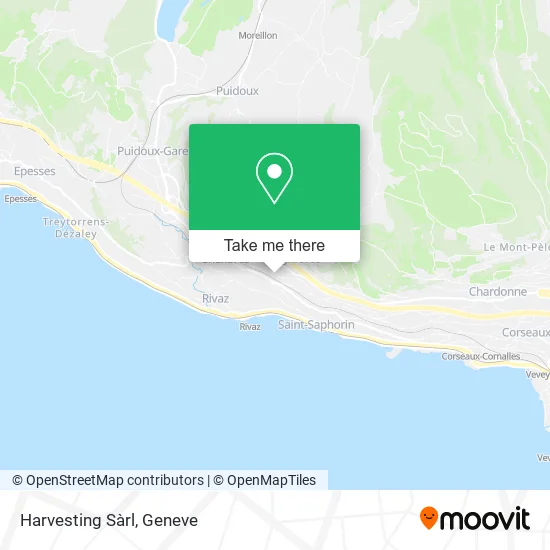 Harvesting Sàrl map