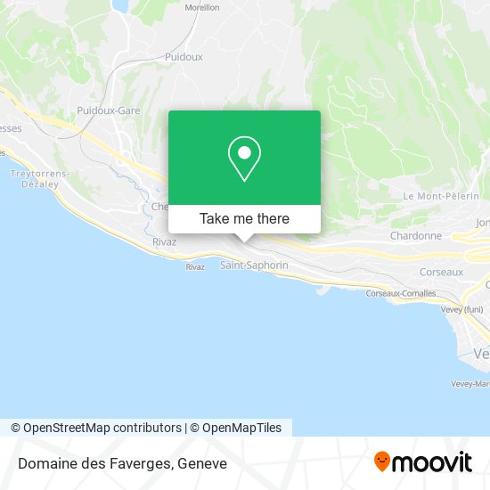 Domaine des Faverges map