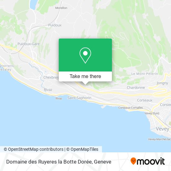 Domaine des Ruyeres la Botte Dorée map