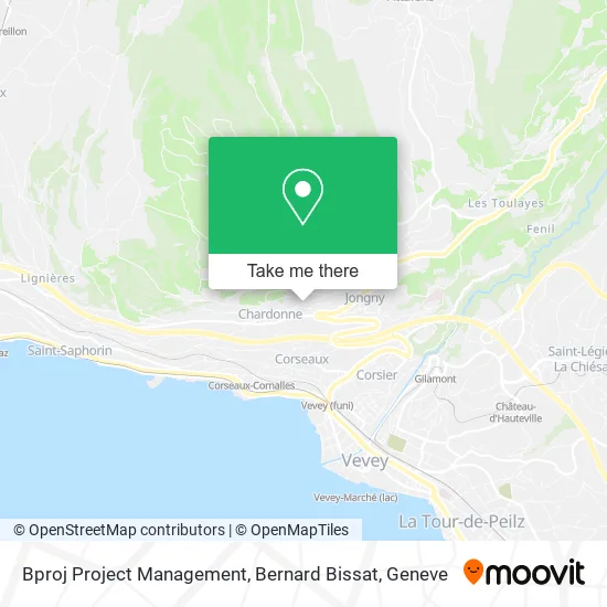 Bproj Project Management, Bernard Bissat map