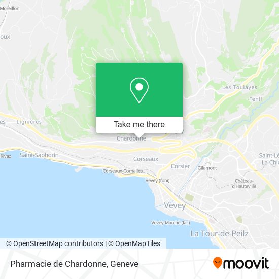 Pharmacie de Chardonne Karte