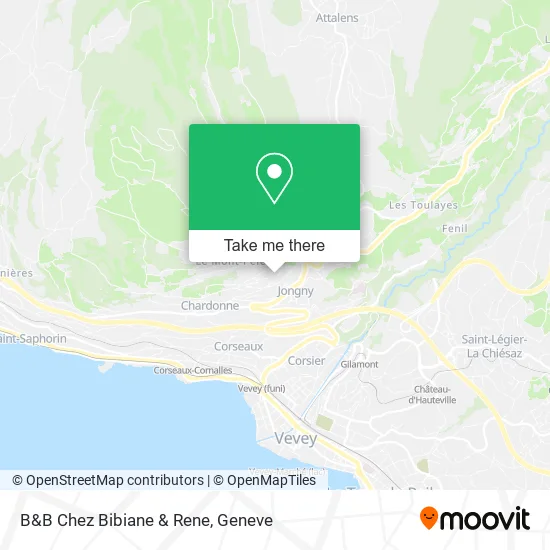 B&B Chez Bibiane & Rene map