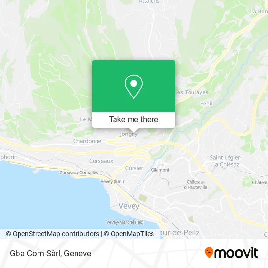 Gba Com Sàrl map