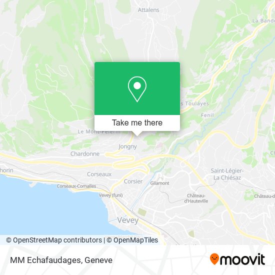 MM Echafaudages map