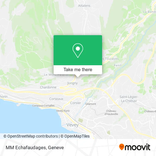 MM Echafaudages map