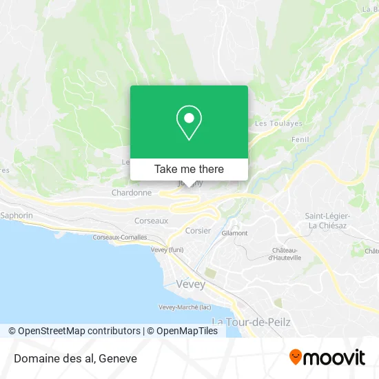 Domaine des al map