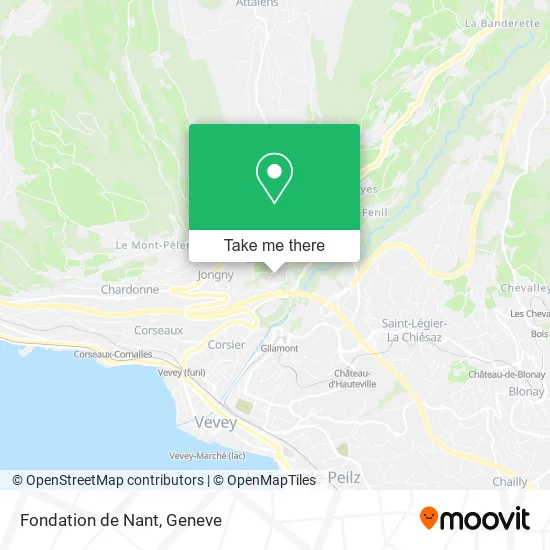 Fondation de Nant map