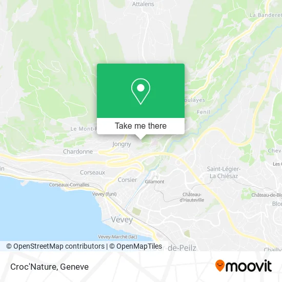 Croc'Nature map