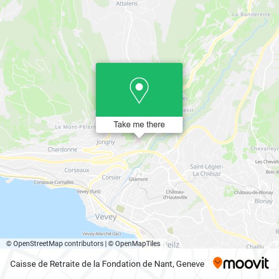 Caisse de Retraite de la Fondation de Nant map