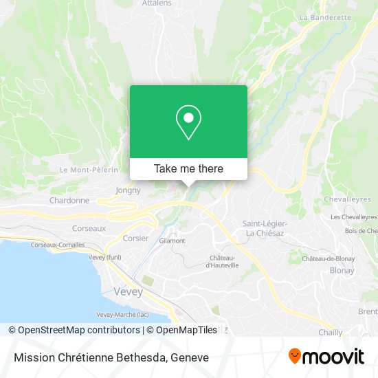Mission Chrétienne Bethesda map