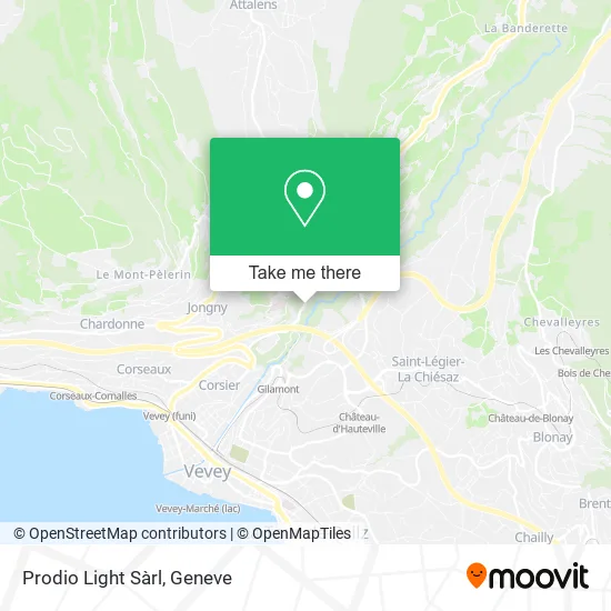 Prodio Light Sàrl map