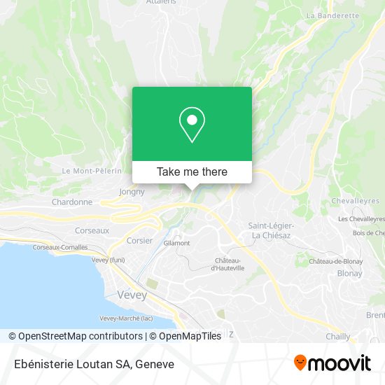 Ebénisterie Loutan SA map