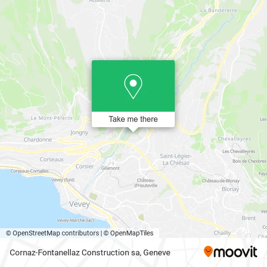 Cornaz-Fontanellaz Construction sa map
