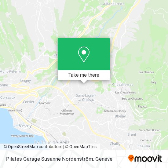 Pilates Garage Susanne Nordenström map