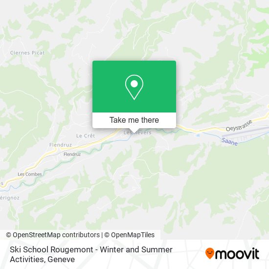 Ski School Rougemont - Winter and Summer Activities map